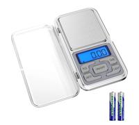Fousenuk Bilancino Digitale, Bilancia di Precisione, Bilancia da Cucina High Precision 500g /0.01g con Display Retroilluminato a LCD e Funzione di Tara, Bilancia Elettronica per Casa e Cucina