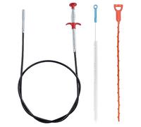 Fousenuk Stura Lavandini e Scarichi, 3 Pezzi Stura Lavandino Professionale, Sonda Sturatubi, Molla Sturatubi Doccia per Pulire le Tubature Molla Sturatubi Cleaning Claw per Bagno, Vasca Strumento