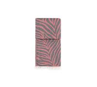 fouta - Telo mare in 100% cotone, 90 x 170 cm, assorbente, morbido e lavabile a 30-40 °C, colore rosso brillante per eleganti giornate estive