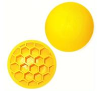 FOUTP 2 Pack Golf Training Aid Force Pedals Swing Pressure Plate Rubber Ground Reaction Force Trainer for Improving Club Head Speed Consistency Stability Professional Swing Practice Mat (Yellow)