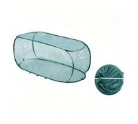 FOUTP Serra Pop-up Pieghevole per Piante Protezione Orto Rialzato Rete Anti-Uccelli e Insetti Copertura Traspirante per Verdure Erbe Aromatiche e Fiori con Picchetti (99*40*45 Verde scuro)