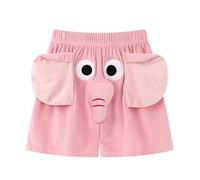 FOUTP TrunkFunny Elephant Boxer Shorts for Men 3D Elephant Trunk Thong with Squeaky Sound Novelty Animal Underwear Flying Elephant Graphic Soft Breathable Sleepwear Gag Gift for Boyfriend (XXL,Pink)