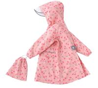 Fouyada Impermeabile Bambini Tuta Pioggia Bambina Antipioggia con Cappuccio Impermeabili Ragazzi Ragazze Giacche da Pioggia Bambino Poncho Antipioggia Design Completamente Stampato
