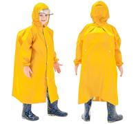Fouyada Impermeabili per Bambini Ragazze Poncho Impermeabile Cappotto Mantella per Bambino Antipioggia Simpatico Mantella Semplice Pioggia Nessun Modello