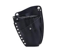 FOVAOK 1Pc Cuoio DELL'UNITÀ di elaborazione Parrucchiere Fondina Del Sacchetto Del Sacchetto Del Rivetto Clip Borsa con Vita Tracolla Barbiere, Colore unico, Taglia unica