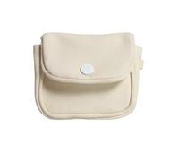 FOVAOK 2 PZ Portamonete Portatile Nuovo Solido Mini Portafoglio Contanti Leggero Cotone Sacchetto Delle Cuffie Delle Donne Portachiavi Porta Carta Da Viaggio, A-beige., Taglia unica