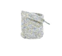 FOVAOK 2pairs 1.8cm Largo Peluche Grande Grasso Piatto Singolo strato Colorato Mohair Lacci Delle Scarpe Soffice Fuzzy Sneaker Pizzo Per Le Donne Della Signora Scarpe Stringa, 8953 Bianco Grigio, 90