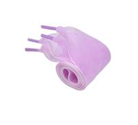 FOVAOK 3 paia di lacci per scarpe in organza da 4 cm larghi 60-180 cm da donna con fiocco piatto in raso di seta nastro di tela scarpe da ginnastica scarpe sportive lacci, Viola chiaro, 100