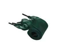 FOVAOK 3 paia di lacci per scarpe in organza da 4 cm larghi 60-180 cm da donna con fiocco piatto in raso di seta nastro di tela scarpe da ginnastica scarpe sportive lacci, Verde scuro, 80