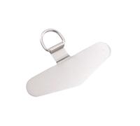 FOVAOK 5-1PCS In Acciaio Inox Del Telefono Mobile Cordino Patch Pad Universale Ultra-sottile Telefono Appeso Clip di Ricambio Guarnizione In Metallo Pad, Misura unica, Agata
