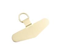 FOVAOK 5-1PCS In Acciaio Inox Del Telefono Mobile Cordino Patch Pad Universale Ultra-sottile Telefono Appeso Clip di Ricambio Guarnizione In Metallo Pad, Misura unica, Agata