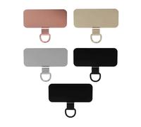 FOVAOK 5/3/1PCS Robusto Metallo Cellulare Appeso Cinghia Guarnizione Sostituzione In Acciaio Inox Del Telefono Mobile Cordino Linguette Patch Clip, 3PCS, Agata