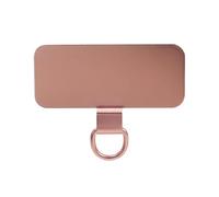 FOVAOK 5/3/1PCS Robusto Metallo Cellulare Appeso Cinghia Guarnizione Sostituzione In Acciaio Inox Del Telefono Mobile Cordino Linguette Patch Clip, Pink, Agata