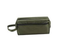 FOVAOK Astuccio per penne a 2 strati di grande capacità per studio cosmetico forniture semplici per studenti scatole di cancelleria, Verde B, Taglia unica