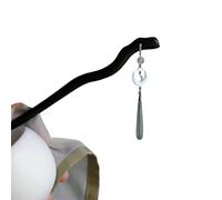 FOVAOK Bastoncini per capelli in legno stile cinese vintage, per donne e ragazze, con nappa, fermacapelli Hanfu, accessori per capelli (stile 16)