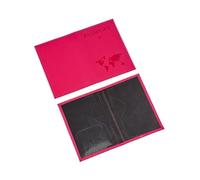 FOVAOK Copertina per passaporto da viaggio con stampa mappa, per donne e uomini, porta passaporto, porta passaporto, porta carta d'identità, clip per biglietti di volo, accessori da viaggio, Rs,