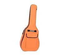 FOVAOK Custodia per chitarra con imbottitura spessa 5 mm, in tessuto Oxford, custodia per chitarra elettrica, polvere, Arancione, Taglia unica