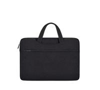 FOVAOK Custodia per laptop da 13 a 14,2 pollici, con tracolla in tessuto resistente e impermeabile, per lavoro, casual, scuola (nero)