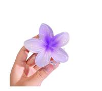 FOVAOK Fermagli per capelli alla moda per vacanze in spiaggia con fiore a forma di uovo di Boemia, set di accessori per capelli in stile spiaggia con fiore (viola)