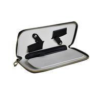 FOVAOK Nuovo Salone Dei Capelli Forbici Borsa Per Parrucchiere Clip Pettine Parrucchiere Styling Strumenti Accessori PU Custodia in Pelle, Nero, 2PCS