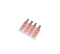 FOVAOK Set di 4 fermagli per capelli senza cuciture, senza cuciture, per trucco e lavaggio del viso, per donne e ragazze (rosa, 4 pezzi)