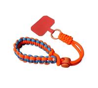 FOVAOK Simpatico cordino per telefono cellulare, decorazione da appendere, può essere trasportato con corda attorcigliata, ciondolo anti-perdita, cinturino corto da polso alla moda, Polyester/Nylon
