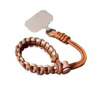 FOVAOK Simpatico cordino per telefono cellulare, decorazione da appendere, può essere trasportato con corda attorcigliata, ciondolo anti-perdita, cinturino corto da polso alla moda, Polyester/Nylon