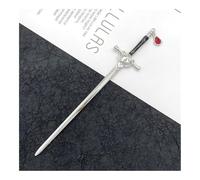 FOVAOK Spada in metallo forcina moda donna cinese semplice e creativo Pan Hairpin gioielli temperamento copricapo accessori (WTS00002-14)