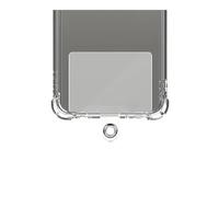 FOVAOK Ultrasottile Del Telefono Del Telefono Del Cordicella Della Patch Connettore di Sicurezza Doppio Orecchio Clip In Acciaio Inox per Telefono Mobile, 2PCS, Agata