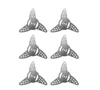 FOvbttEET Testa per Tosaerba con Denti, Testa per Sega da 150 mm, in Metallo, Compatibile con Gli Strumenti per la Manutenzione del Giardino e Il diserbo(6pcs)