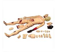 FOVIGUO Modello anatomico Umano Multifunzionale, Modello didattico educativo, Modello anatomico Umano traumatologico di Primo Soccorso per la Formazione Medica Infermieristica