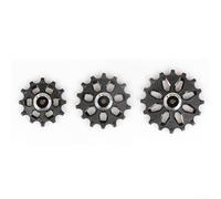 FOVNO - Set di pulegge per deragliatore posteriore, 12T, 14T, 16T, con guida a denti larghi e stretti, in lega di alluminio ossidato CNC, per riparazione biciclette a 7 12 velocità (16T)