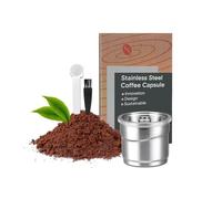 FOVNOT Inossidabile Acciaio Caffè Capsule Riutilizzabile Compatibile con ILLY Caffè Macchina per Y1.1 Y3 Y5 X7.1 X9