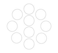 FOVNOT Sealing Ring, 10 Pcs Rubber Sealing Ring