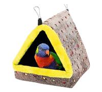Fovolat Casa dei pappagalli, Grande Nido d'inverno Caldo per Uccelli, Nido di Cotone Addensato Multiuso per parrocchetto, cacatua, Pappagallo, piccioncino, Eclettico