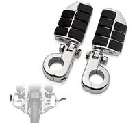 FOVPLUE Pedane autostradali da 3,2 cm, pedane autostradali con protezione del motore da 3,2 cm, kit di montaggio per Harley Davidson Touring Road King Street Softail Dyna Sportster cromato