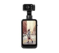 AgfaPhoto Realimove MC3X Mini Fotocamera Stabilizzata 3 Assi Video Full HD Display LCD Connessione Wi-FI, Batteria Litio Nero