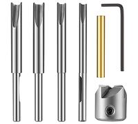 Fowecry Set di 7 pezzi per trimmer a forma di barilotto con di trimming, testa a collina, adattatore esagonale