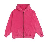 Foweknow Felpa da uomo senza cappuccio, giacca estiva per attività all'aria aperta, per il tempo libero, leggera, casual, vintage, da pilota, per le mezze stagioni, per l'autunno, Colore: rosso, M