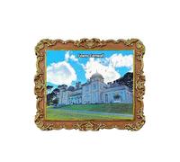 Fowey Calamita da frigorifero 3D Cornovaglia, Inghilterra, Regno Unito, souvenir da viaggio, decorazione magnetica per frigorifero, collezione artigianale