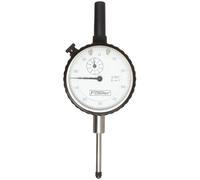 Fowler ottone premium quadrante indicatore, 2,5 cm massima gamma di misurazione, 0 cm Graduation Interval, 0 - 100 lettura continua, diametro 5,7 cm con certificato di taratura, 1" Total Travel, White, 1