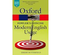 Fowler's Concise Dictionary of Modern English Usage (Tascabile)