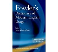 Fowler's Dictionary of Modern English Usage – Copertina rigida – Oxford University Press