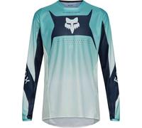 FOX 180 Air Taper Maglia Motocross, blu/turchese, Taglia L