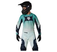 FOX 180 Air Taper Maglia Motocross, turchese-blu, taglia XL per maschi