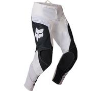 FOX 180 Air Taper Pantaloni da motocross, Bianco/nero, Taglia 36