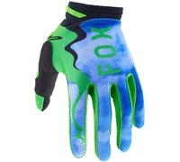 FOX 180 Atlas Guanti da motocross, nero/blu, Taglia 2XL