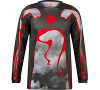FOX 180 Atlas Maglia Motocross Giovanile, grigio/rosso, Taglia YM
