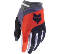 FOX 180 Ballast Guanti da motocross giovanile, nero-grigio-arancione, taglia S