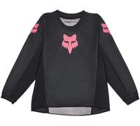 FOX 180 Blackout Maglia motocross bambina, nero/rosa, Taglia K-M